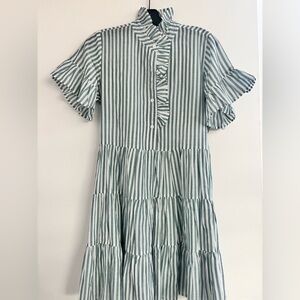 MILLE Violetta Striped Mini Dress